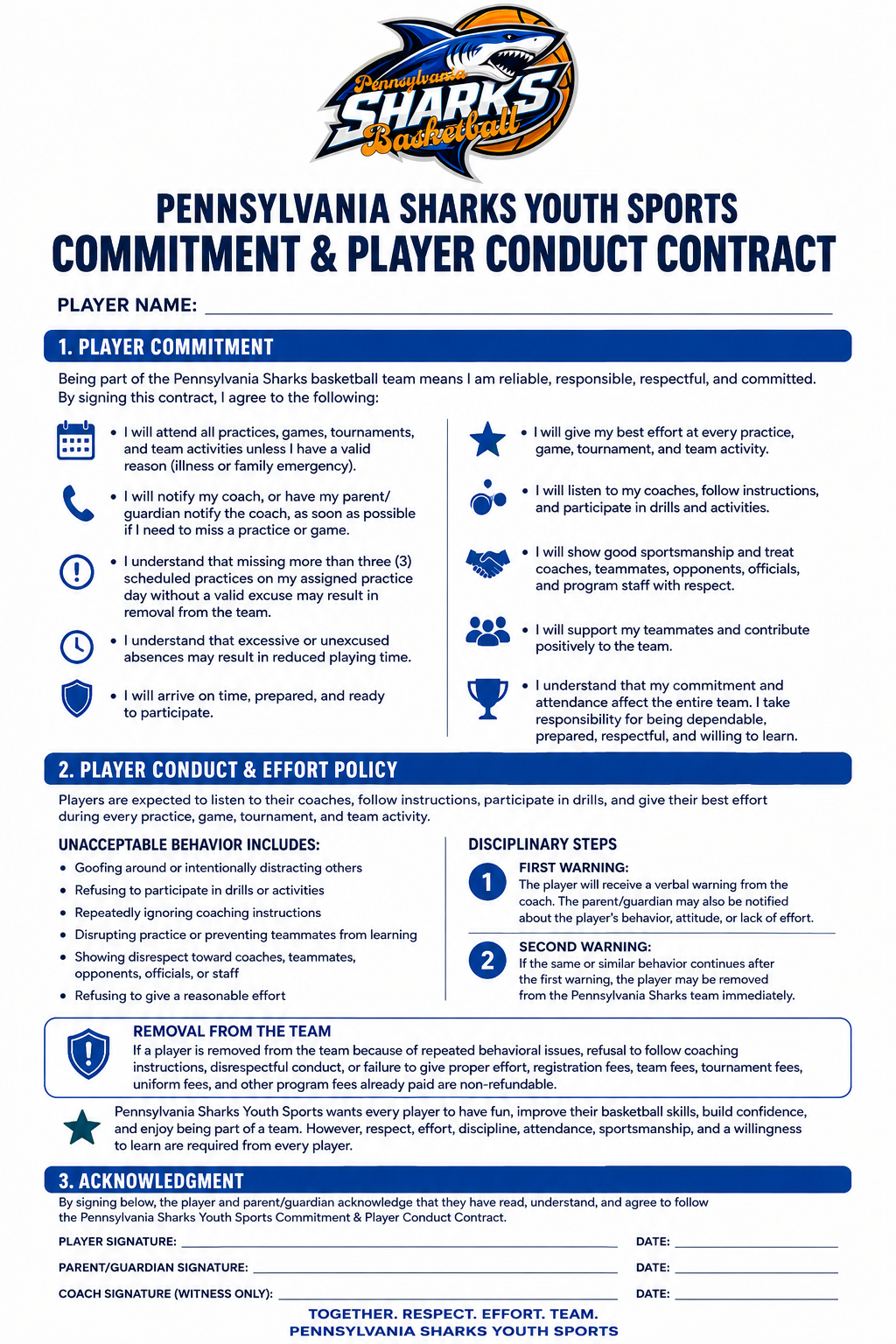 League Contract